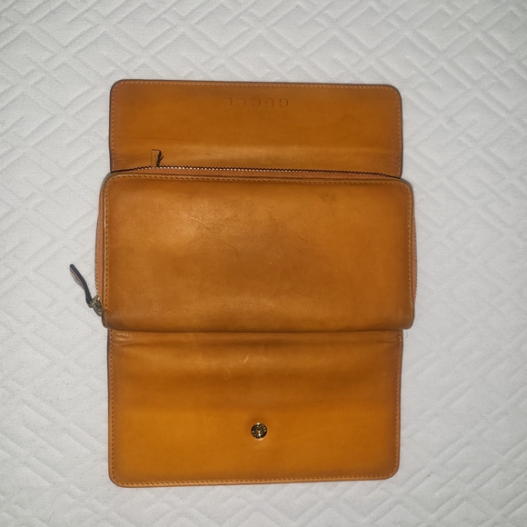 Gucci Continental Leather Long Wallet..Authentic.. - Picture 12 of 15